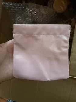 50 Small PU Leather Gift Pouches – Pink & Green – Bulk Lot