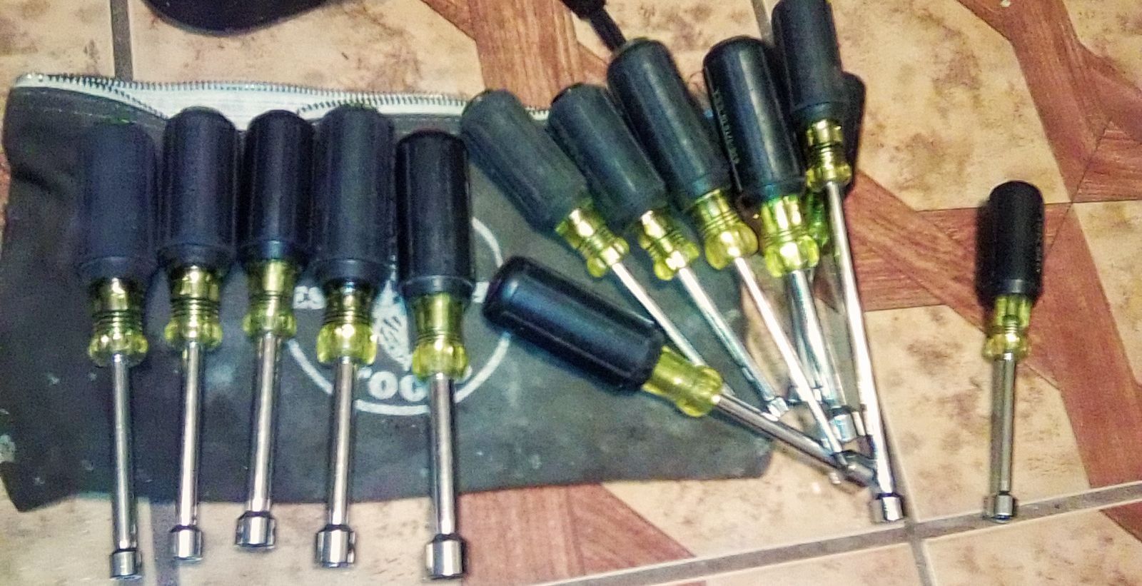 Two Complete Klein Nut Driver Kits