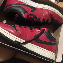 air jordan 1 lows (GS) Red And Black