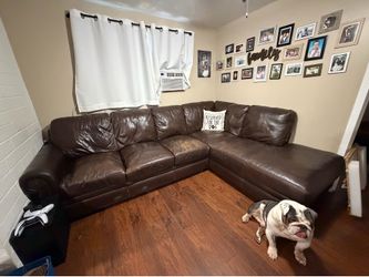 Leather couch