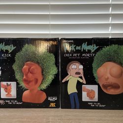 Rick And Morty Chia Pets 