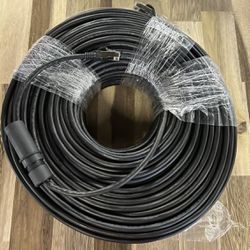 Lorex  CAT6 Waterproof and Fire Resistant Extension Cable Black CBL300C6RXU 300’