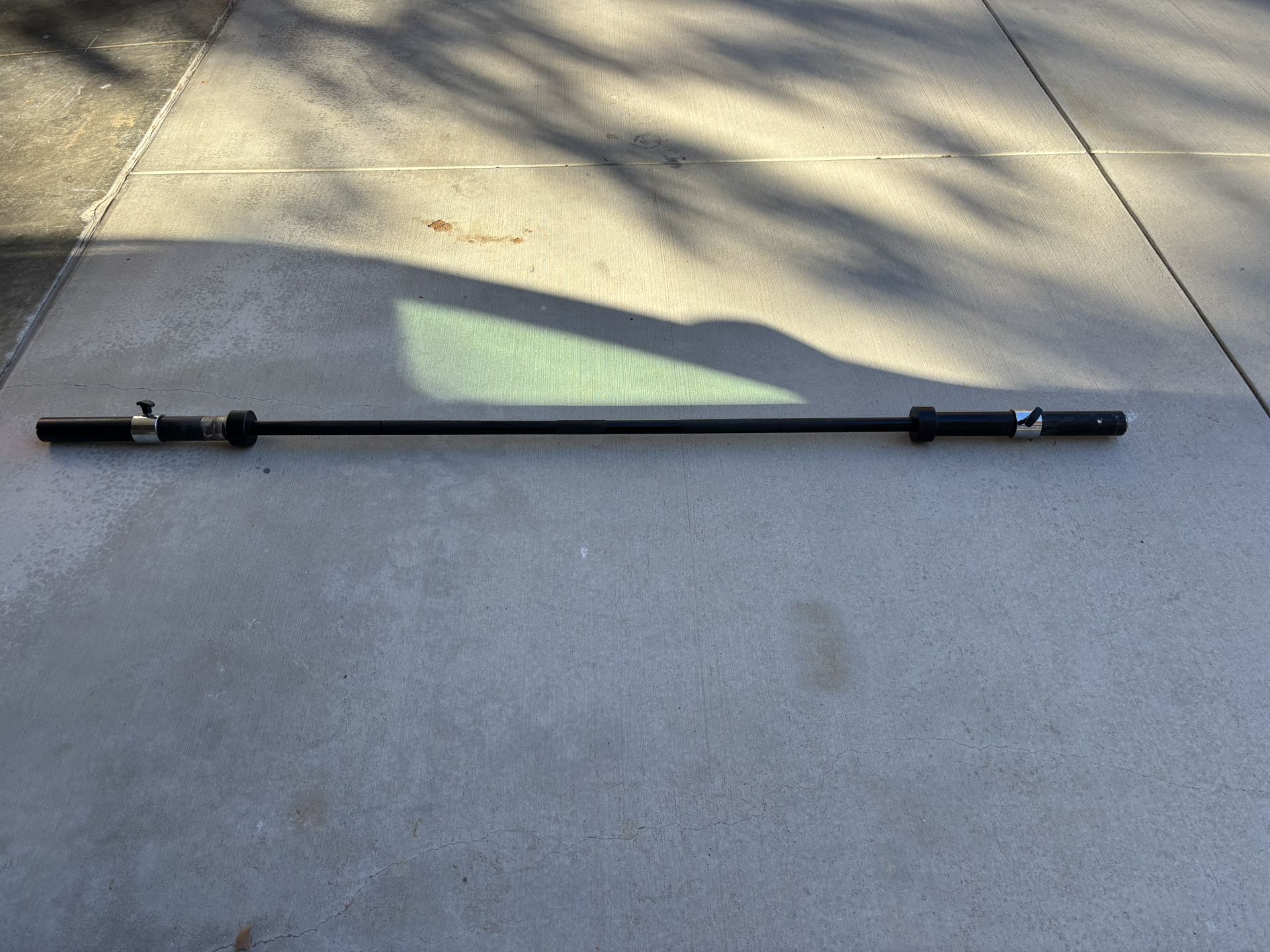 7 Foot Olympic Barbell With Collars