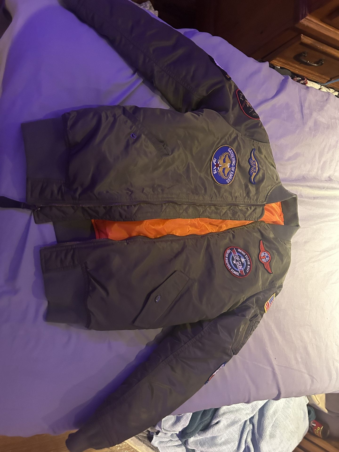 Air force bomber jacket green jacket