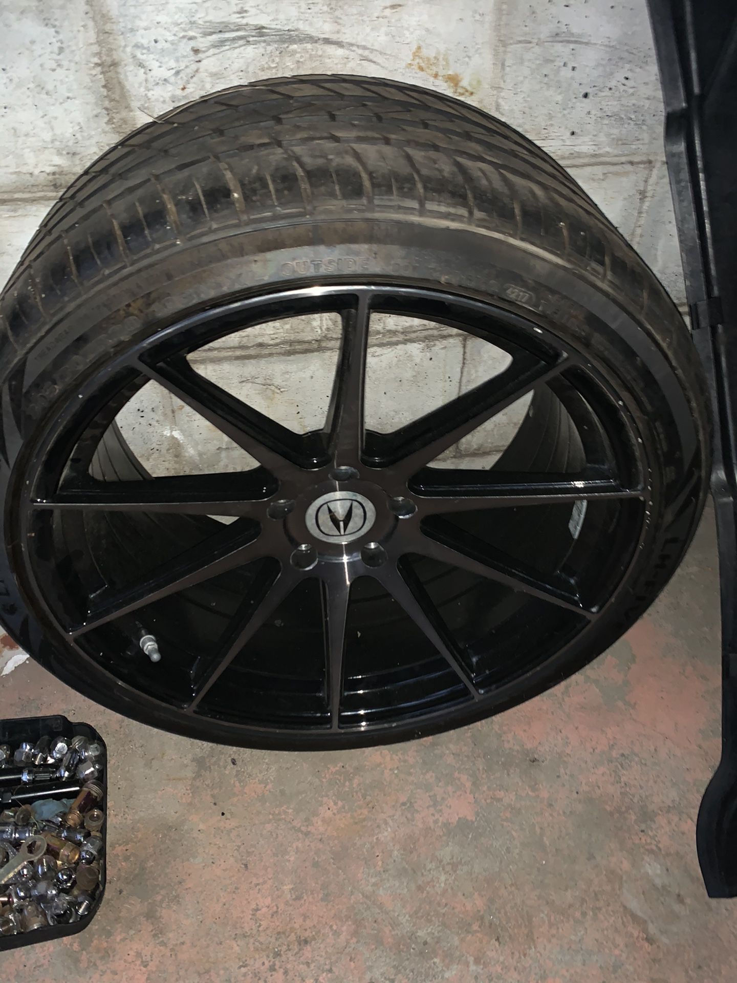 Vertini wheels with brand new tires