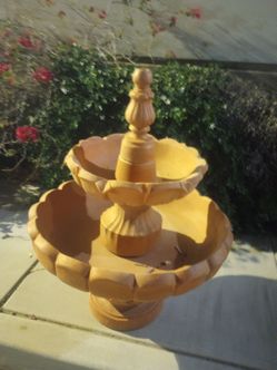 Plastic Water Fountain With Pump!