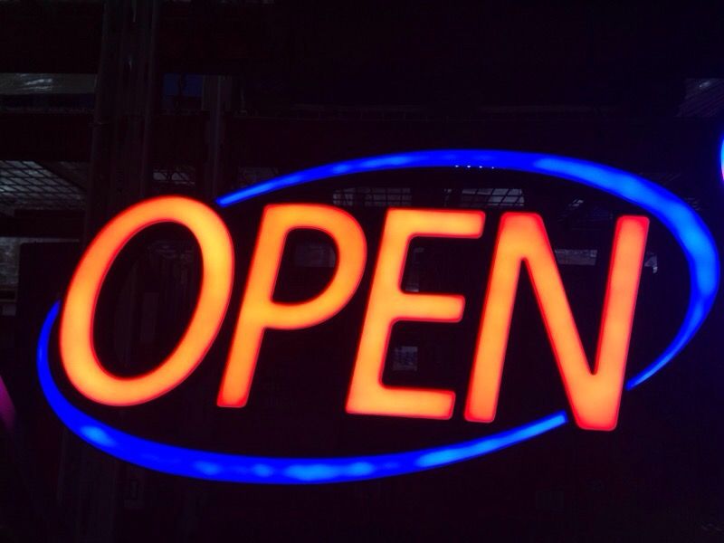 Lead sign premier POS over 65% more energy efficient the neon