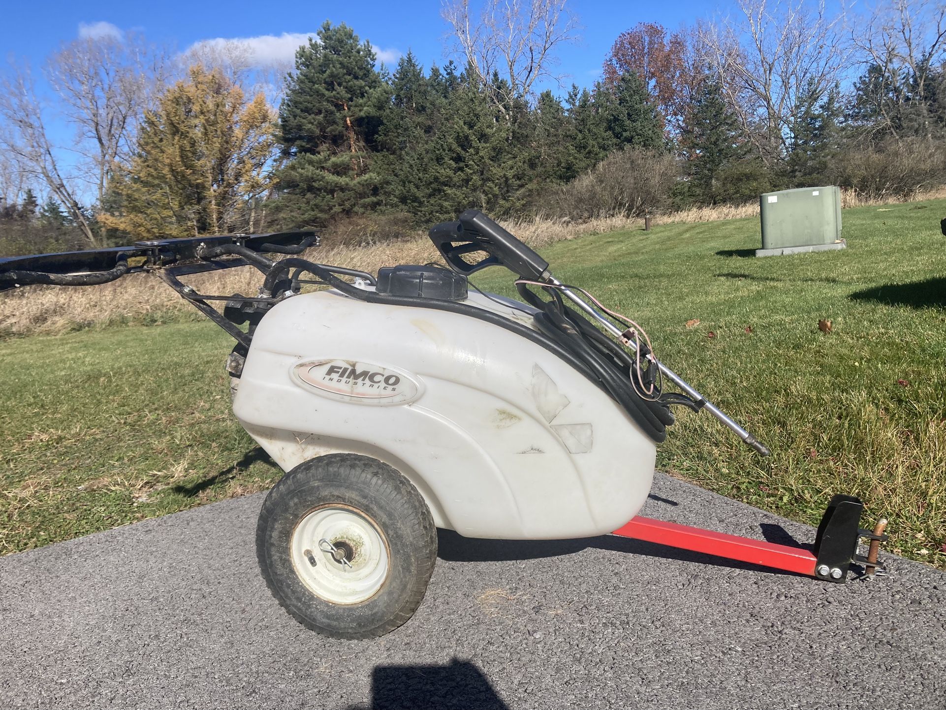 Chemical Sprayer Trailer For Mower