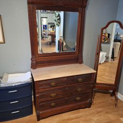 Marble Top Dresser