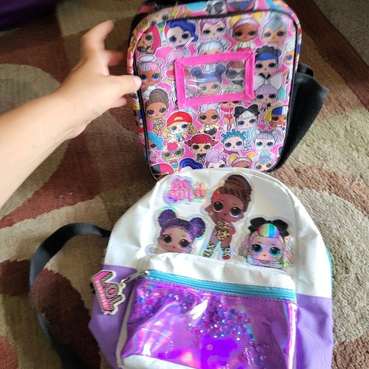 LOL mini Back Pack And Lunch Box