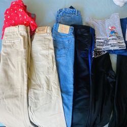 Boys Jeans & Long Sleeves Shirts 