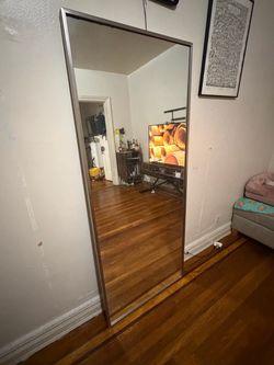 Full Body Mirror Silver