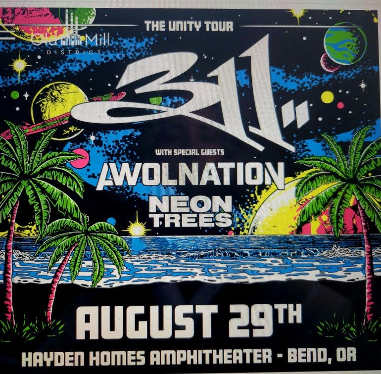 FREE Tickets For 311 In BEND OREGON