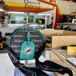 NFL Dolphins Round Purse