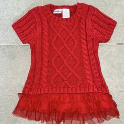 3T Red Sweater Top 