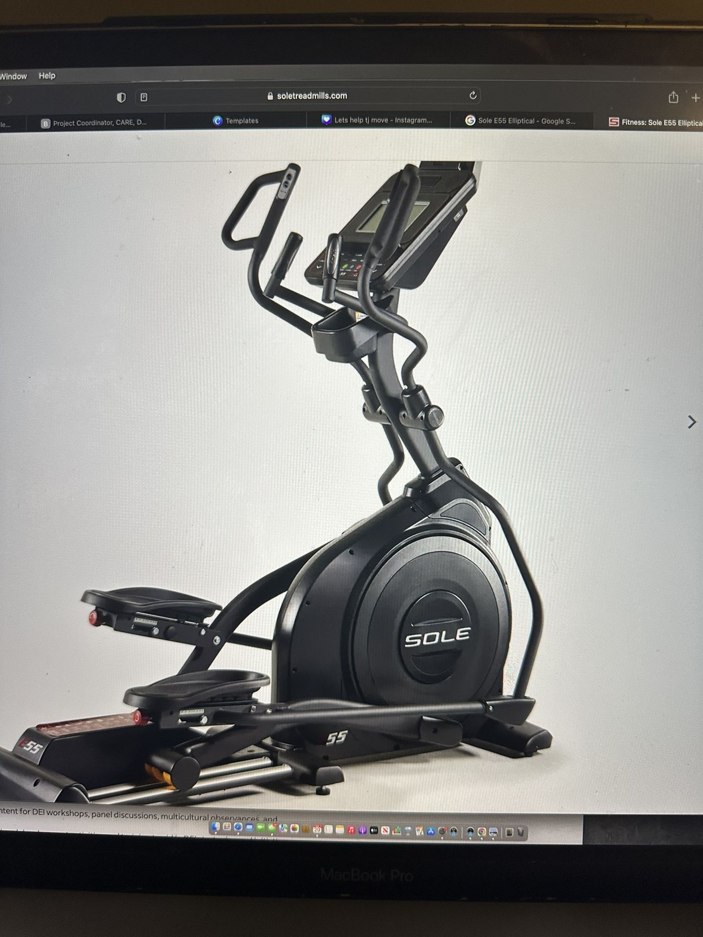 Sole Elliptical  Barely Used 