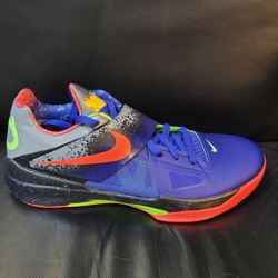 Nike Men’s Size 12.5 Zoom KD 4 Nerf Elite Basketball Shoes 2024 