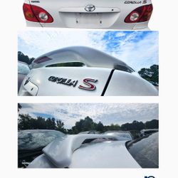 TOYOTA Corolla OEM Spoiler Wing  2005 2006 2007 2008