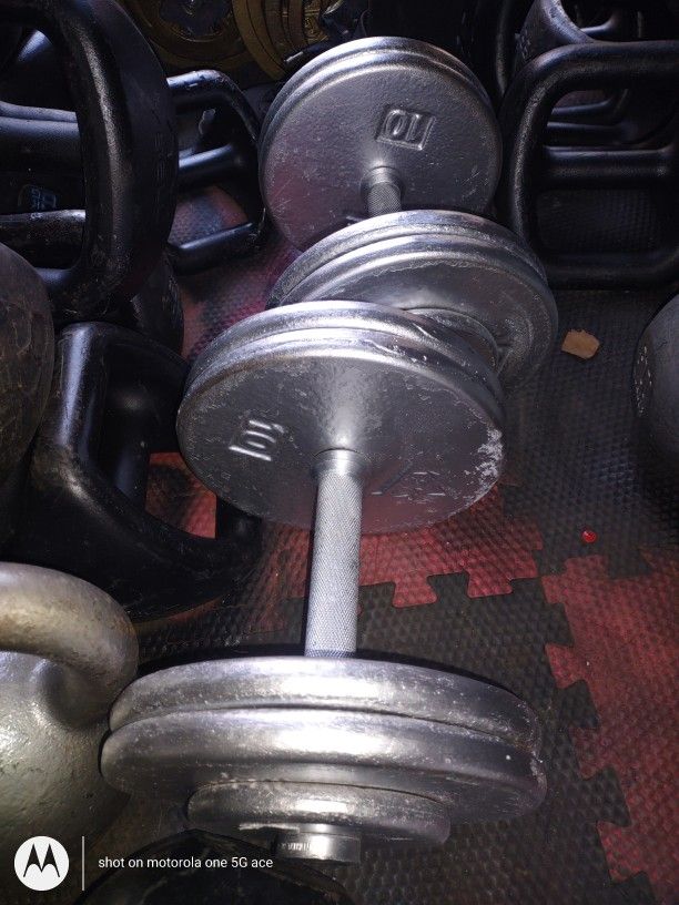 Prostyle Dumbbells 45lb Pair  PRICE FIRM