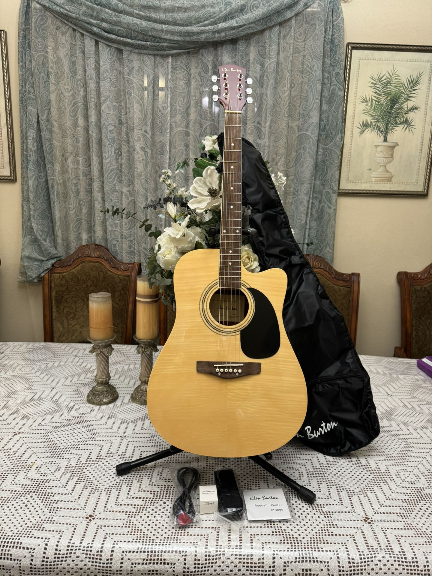 Glenn Burton Electric Acoustic Guitar 