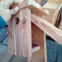 Cedar Bird Houses