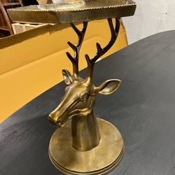 🔥Warehouse Sale Metal Deer Side Table 20”H, New in box ( original price $980 )