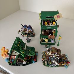 Lot of building block toys