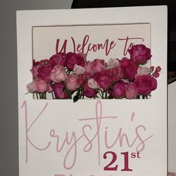 WELOME FLORAL BOX