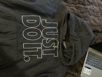 Nike Just Do It Hoodie Dark Gray