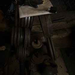 300 Pounds Of Standard Size Weights 