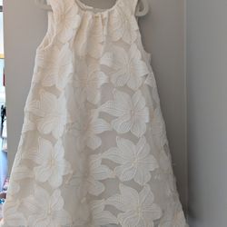 4T Off White Oshkosh Toddler Dress