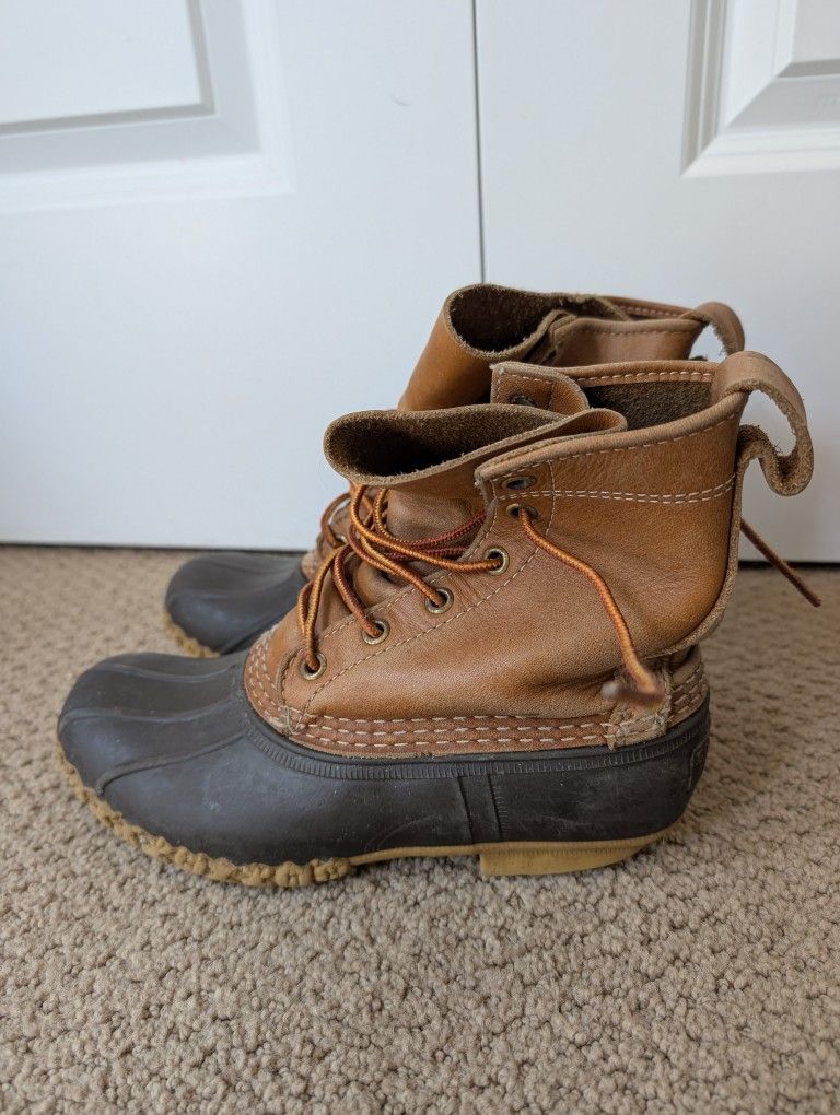L.L. Bean Women's Bean Boots, 6" Size 7