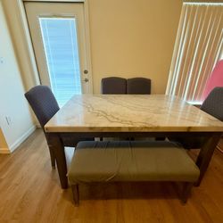 Marble Dinning Set
