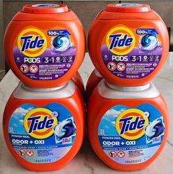 New Laundry Detergent Tide Pods Spring Meadow Odor OXI XL