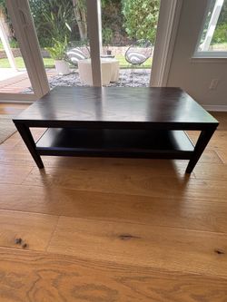Pottery Barn Dark Brown Coffee Table