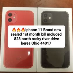 IPhone 11 Brand New Sealed 1st Month Bill Included 