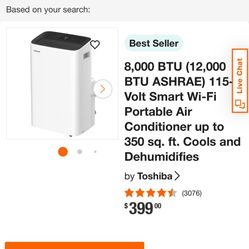 Toshiba Portable Air Conditioner  