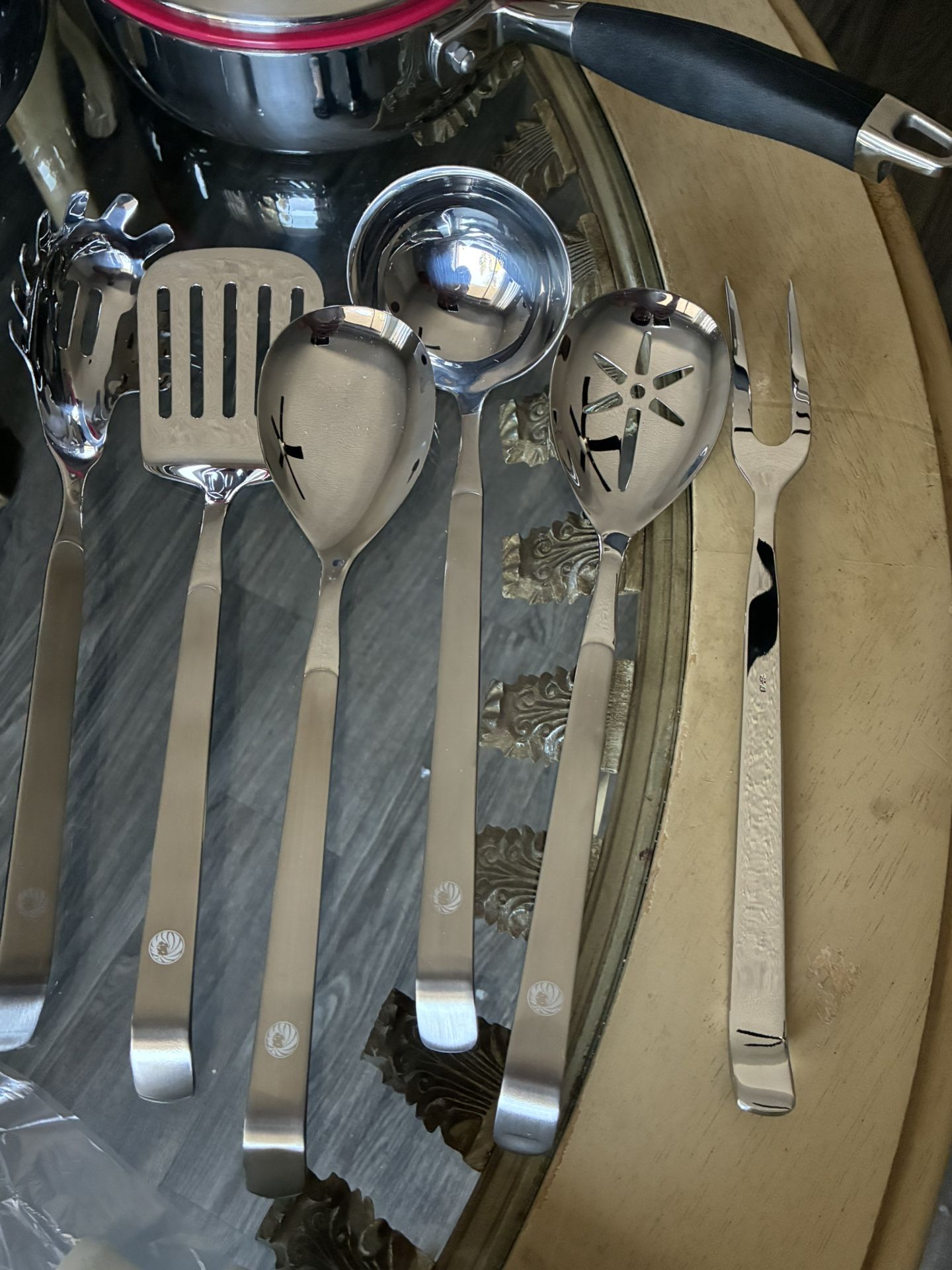 Brand New Royal Prestige 6PC Kitchen Tool Set Stainless Steel Silver