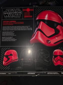 Star Wars Black Series Captain Cardinal Electronic Helmet