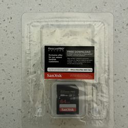 SanDisk Extreme PRO “SDXC”UHS-II Card - 64GB