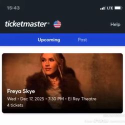 Freya skye tickets