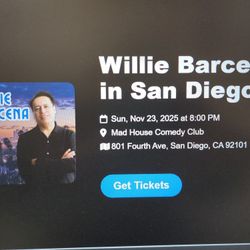  Willie Barcena live show San Diego 