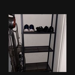 Four Rows Shoes Racks 