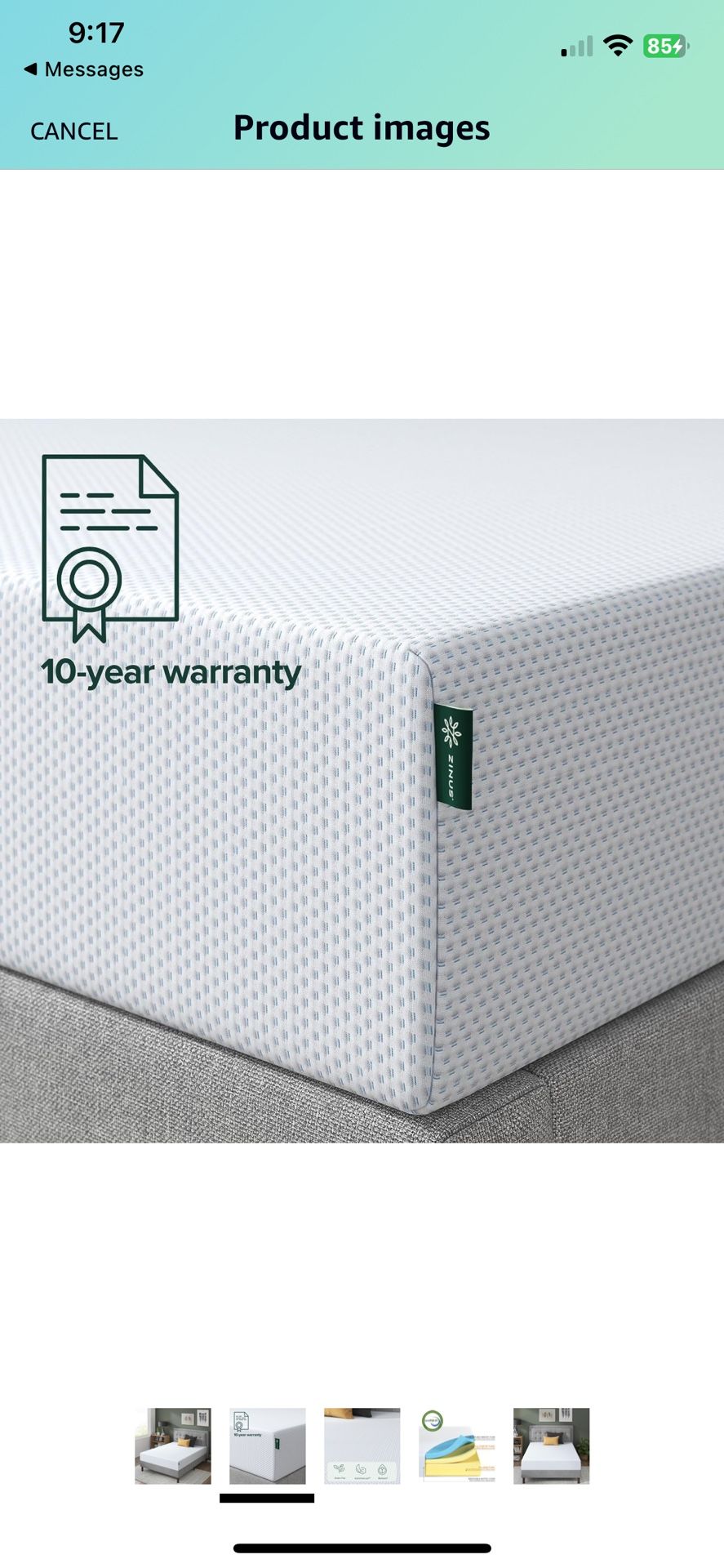 ZINUS 10 Inch Full Memory Foam Mattress for Sale in Seattle, WA OfferUp