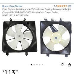 Honda Civic SE Radiator & Cooling fan parts
