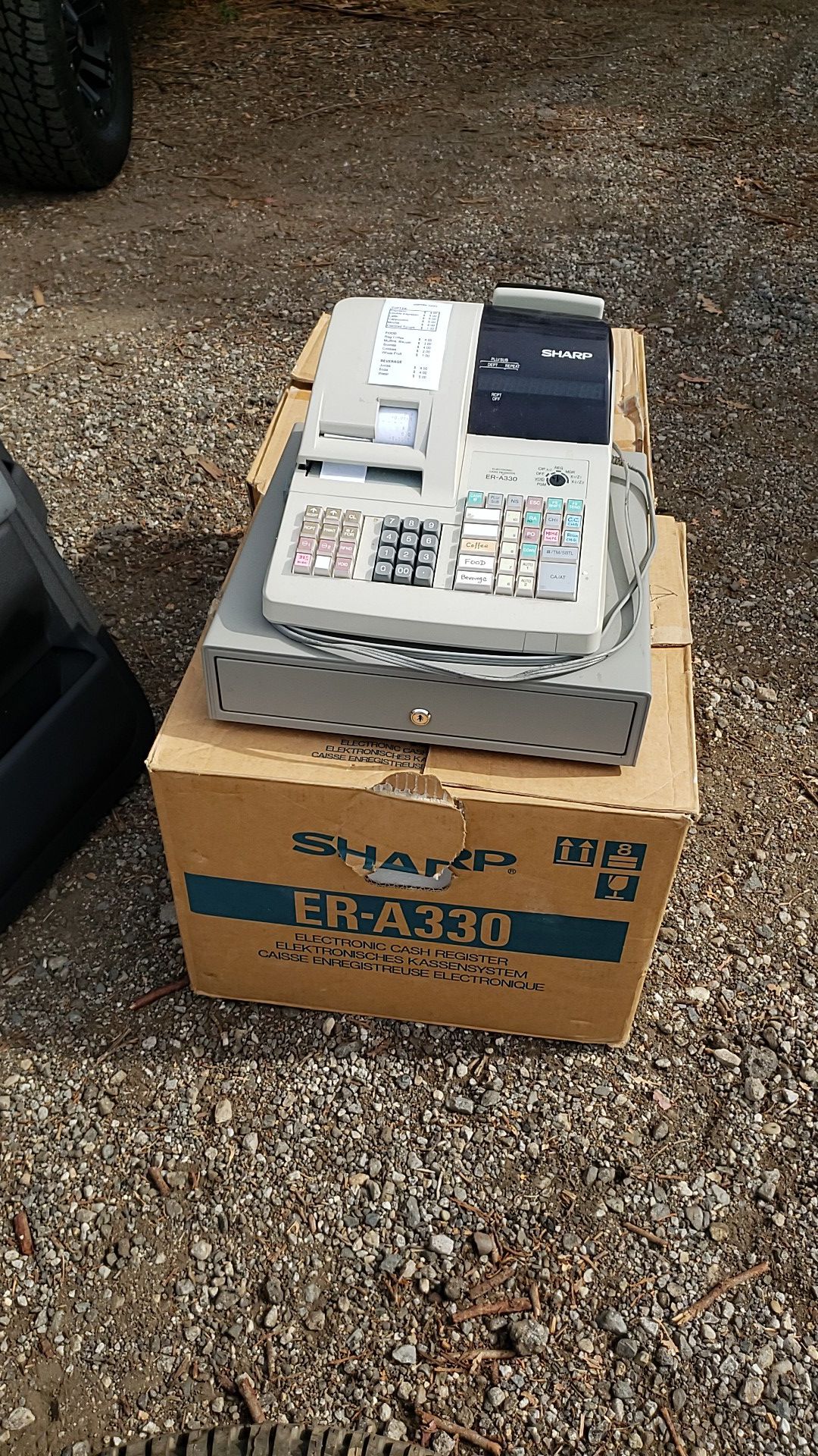 Sharp ER-A330 Electronic Cash Register