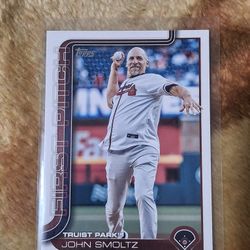 2025 Topps Update John Smoltz First Pitch 