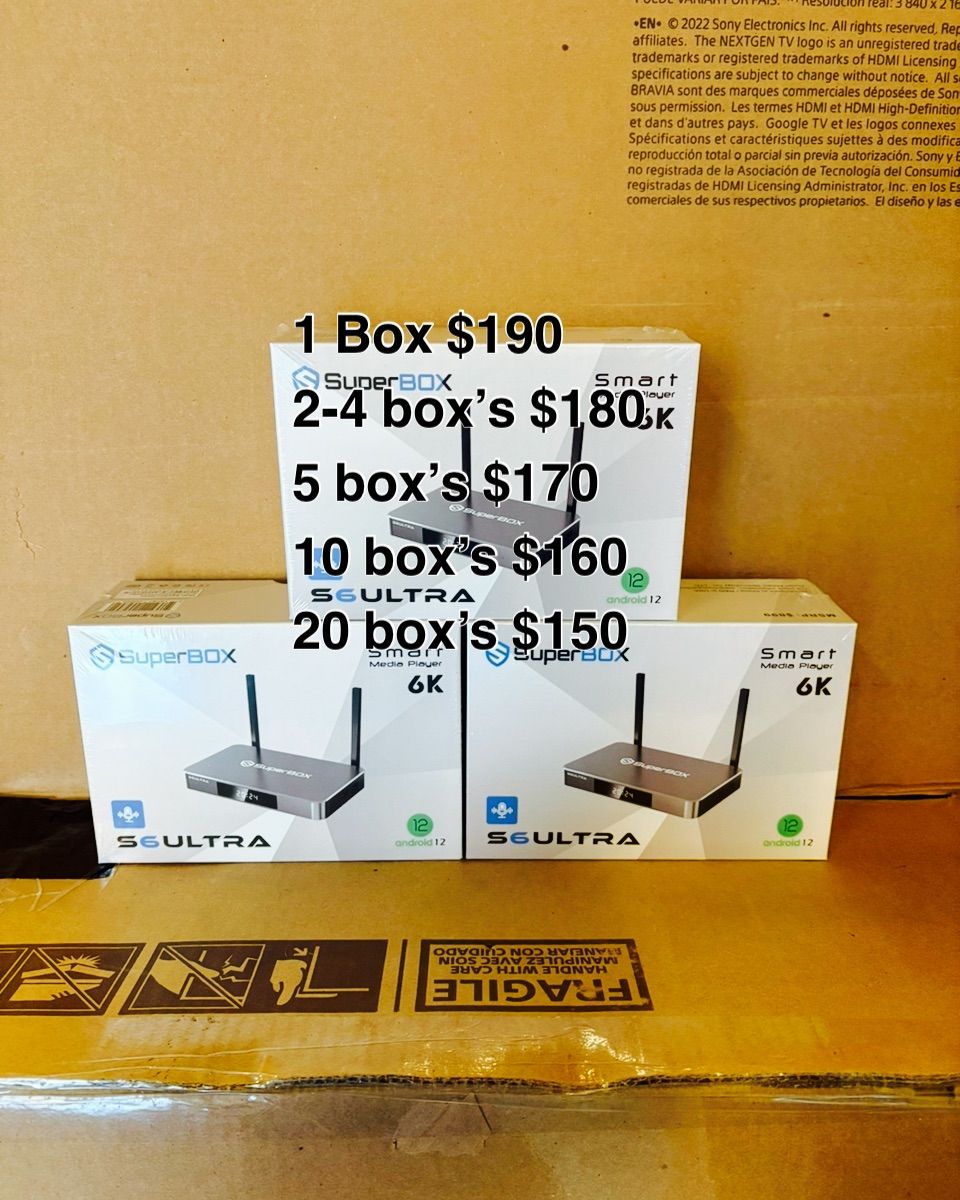 Superbox S6 ultra new 2024 Model Wholesale reseller S6 Ultra super box