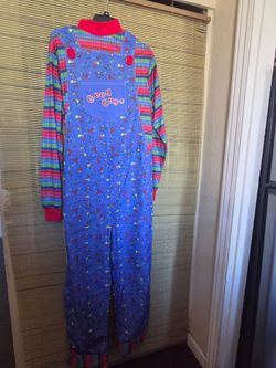 Chucky costume for boys, size 14-16 (Medium)