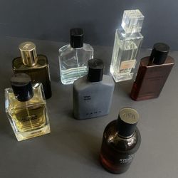 Zara & Banana Republic Cologne 7x 